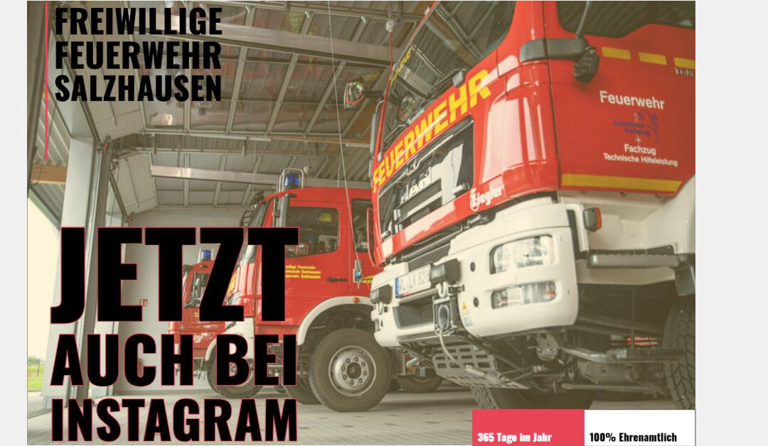 Wir sind jetzt bei Instagram