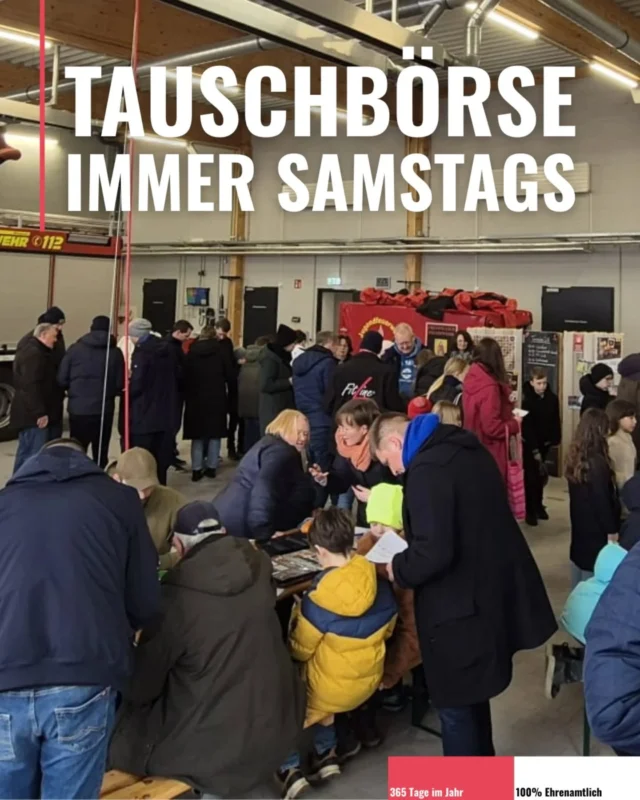 🔥 Sticker sammeln, doppelte tauschen, Album füllen! 🔥

Das Sammelfieber in Salzhausen geht weiter — und morgen habt ihr wieder die perfekte Gelegenheit, eure Sammlung voranzubringen:

📍 Stickerstars-Tauschbörse am Feuerwehrhaus
🗓️ Samstag, 07.02.
⏰ ab 12:00 Uhr

Bringt eure doppelten Sticker mit, tauscht mit anderen Sammlerinnen und Sammlern und kommt miteinander ins Gespräch. Egal ob euch nur noch wenige Bilder fehlen oder ihr gerade erst gestartet seid — vorbeikommen lohnt sich! 🙌

Unsere Stickerstars-Aktion steht für Gemeinschaft, Zusammenhalt und Spaß am Sammeln. Also schnappt euch euer Album und seid dabei! 🚒💪