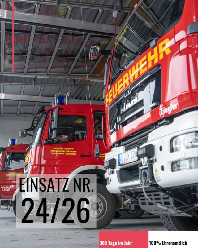 Beim gestrigen Einsatz wurde uns eine unklare Rauchentwicklung / Vegetation Feuerschein gemeldet. Von dem Feuer ging keine weitere Gefahr aus, weshalb wir auch hier schnell zum Feuerwehrhaus zurückkehren konnten.