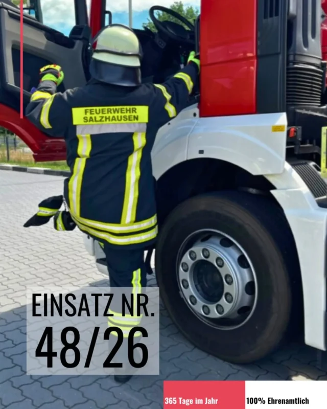 Am 14.07. wurden wir zu einer TH1 - Tierrettung zu einem in Not geratenen Schwan alarmiert.
Dieser konnte aber von anwesenden Personen bereits eigenständig befreit werden, weshalb wir nicht weiter tätig werden mussten.